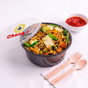 Chilly Bean Noodle Prawns
