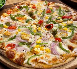 Cheese Burst Veg Paneer Pizza [7 inches]