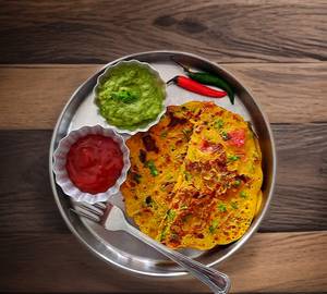 Veg tomato omelette [2 pieces]
