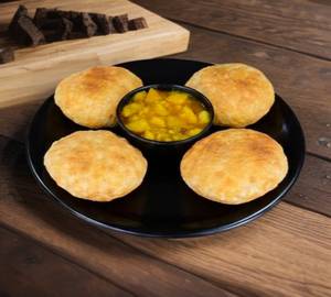 Kachori /Poori with Sabji [ 5Pc ]