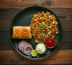 Egg Bhurji Pav