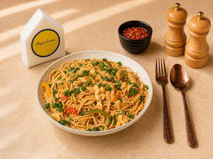 Egg Chilli Garlic Noodles