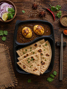 Egg Curry+3tawa Roti
