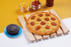 Chicken & Corn Pizza and Chocolava Combo