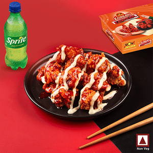 Korean Dynamite Popcorn + 1 Sprite 250Ml