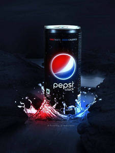 Black Pepsi Can