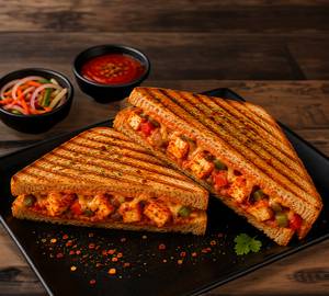 Peri Peri Spicy Paneer Grilled Sandwich