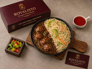 Noodles With Veg Manchurian Bowl