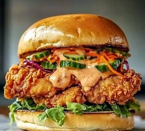 Mexican Crispy Chicken Burger