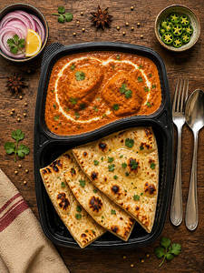 Butter Chicken (2pcs)+1 Butter Nan