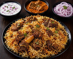 Mutton Fry Biryani