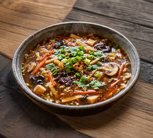 Hot and sour veg soup