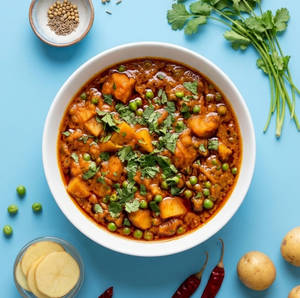Aloo & Green Peas Masala
