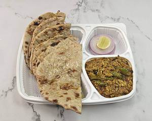 Aloo Paratha & Egg Bhurji Masala Combo