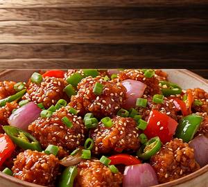 Chicken manchurian  gravy