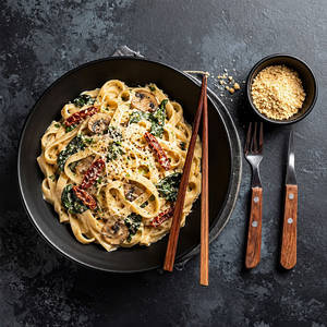 Creamy Tuscan Fettuccini