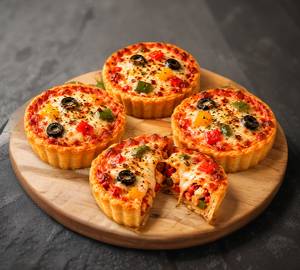 Mini Pizza Tart - Veg - 4Pcs