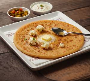 2 aloo gobi paratha with raita
