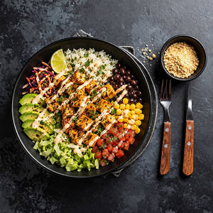 Tofu Burrito Bowl