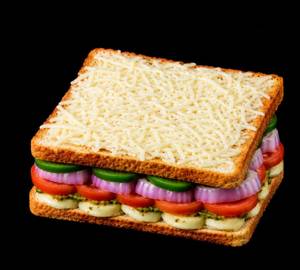 Vegetable Cheese Toast