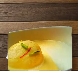 Kesar Rasmalai [1Pc]