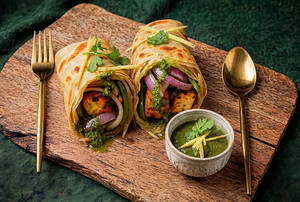 Paneer Tikka Kathi Roll
