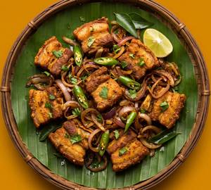 Pork dry fry with onion