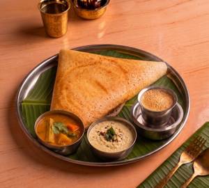 Plain Dosa [1 Pc] With Filter Coffee