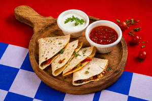Jain Mexican Veg Quesadilla