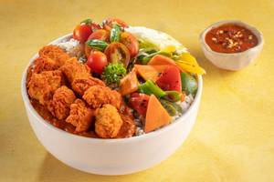 Fried Chicken Rice Bowl