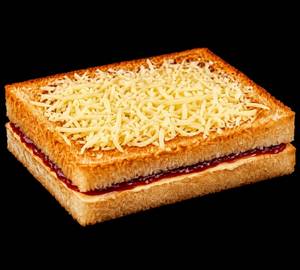 Bread Butter Cheese Jam Toast