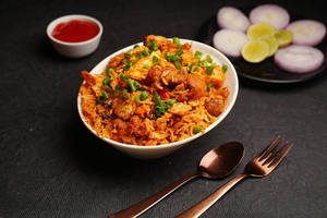 Chicken Schezwan Fried Rice (serves 1-2)