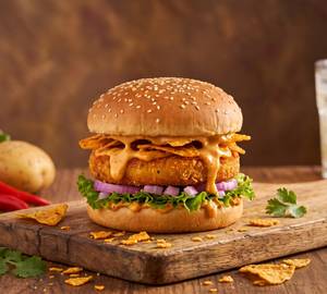 Veggie Club Burger