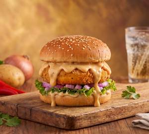 Crunchy Tandoori Burger