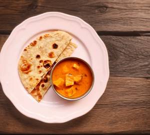 Paneer  Tarkari & Plan Roti ( 4 PC )