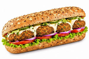 Mr Falalfal Patty Cheese Sub
