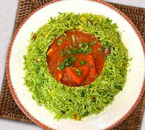 Cilantro Rice with Tit Bit Delight