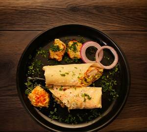 Malai tikka wrap