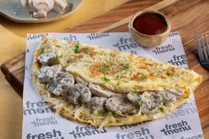 Sautéed Mushroom & Cheese Omelette