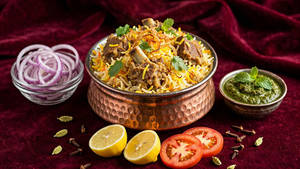 Lucknowi Dum Gosht Biryani