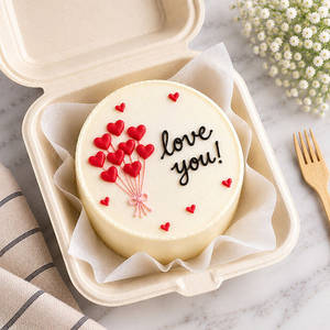 Love You Happy Birthday Bento Cake