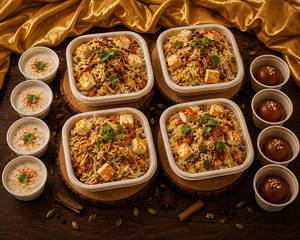 Jashn-e-paneer Subz Biryani(serves4-6)