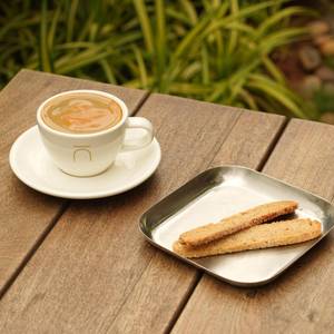 Quiet Reset - Long Black & Almond Biscotti