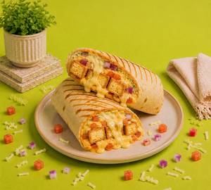 Cheesy Melt Paneer Wrap