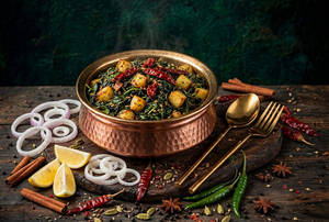 Palak Methi Aloo