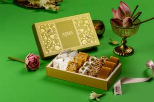 Asha 104 Kaju Badam & Khova Mix Sweet 500Gms