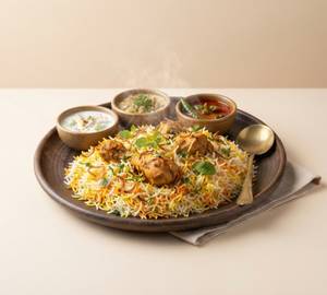 Hyderabadi Chicken Dum Biryani [Serve 1]