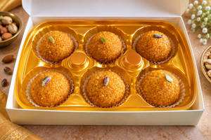 Motichoor Laddu 6 Pcs. Box