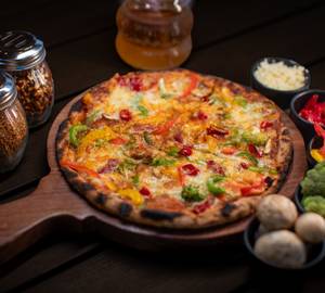 Broccoli And Mushroom Pizza