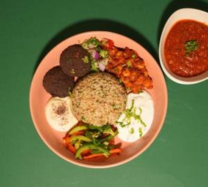 Mediterranean Falafel Rice Bowl